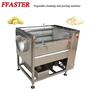 Оборудование для мытья щеток для фруктов и овощей, мойка маниоки, имбиря, машина для очистки картофеля