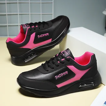 Женская обувь для бега на весну и осень, Удобные кроссовки для прогулок, женская Повседневная Популярная спортивная обувь