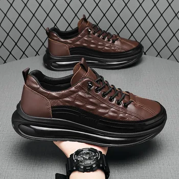 Новая мужская обувь, Модная Мужская Повседневная Обувь 2023, Осенняя Дышащая Обувь для Вождения, Мужские Zapatos Para Hombres, Нескользящие Мужские Кроссовки