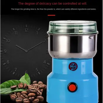 Электрическая Кофемолка Кухонная Машина для приготовления хлопьев, орехов, фасоли, специй, зерна, Мини-Электрическая машина для измельчения продуктов, Миксер-комбайн