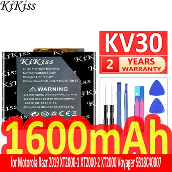 1600 мАч/1650 мАч KiKiss Мощный Аккумулятор KV30 KV40 для Motorola Moto Razr 2019 XT2000-1 XT2000-2 XT2000 Voyager SB18C40007