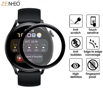 1/2ШТ 3D Изогнутый Мягкий Край Защитной Пленки Для Huawei Watch 3 watch 3 Smartwatch Полноэкранный Протектор Экрана