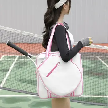 Многофункциональная теннисная сумка Padel Профессиональная холщовая сумка через плечо через плечо Большая сумка для хранения ракеток для Пиклбола для мужчин