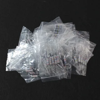 150 шт./лот 30 Значений 3 Вт Набор Углеродных Пленочных Резисторов Ассорти DIY Kit для Электронных компонентов 0.1R ~ 750R, Сопротивление 1K ~ 820K Ом