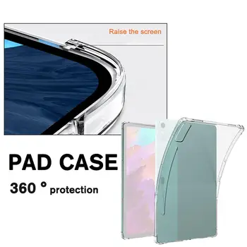 Для Lenovo Xiaoxin Pad Силиконовый Защитный Чехол 12,7-дюймовый Чехол для Планшета TPU Задняя Крышка Для Lenovo Tab P12 Cover E8F0