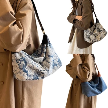 Женская сумка Через плечо, сумка-тоут подмышками, Повседневная сумка на молнии, Подходящая для покупок и вечеринок