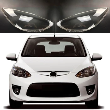 Автомобильная левая фара, абажур, Прозрачная крышка, Стеклянная крышка объектива фары для Mazda 2 2007-2012