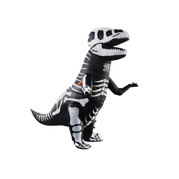 Надувной костюм Скелет динозавра Карнавал Косплей Вечеринка Наряды на День рождения для взрослых