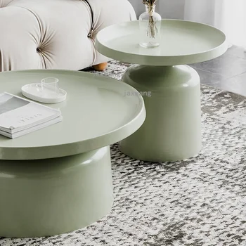 Дизайнерские Журнальные столики Комбинированные в скандинавском стиле Диван для гостиной Приставной столик Мебель для дома Круглый Угловой столик Современный Маленький Чайный столик