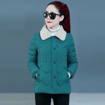 Зимнее Пальто 2023 Года, Женская Модная Корейская Свободная Короткая Куртка, Утепленная Женская Парка С Хлопковой Подкладкой, Зимняя Верхняя Одежда L51