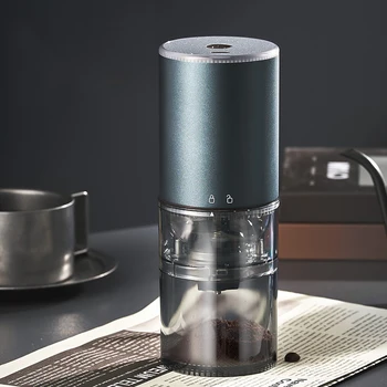 Электрическая кофемолка GIANXI, бытовая маленькая Полностью автоматическая ручная кофемашина, портативная кофемолка для кофейных зерен, кофейная посуда