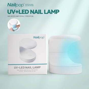 Nailpop УФ-Светодиодная Лампа Для Сушки Гель-Лака Для Ногтей Mini 9-16 Вт Лампа для Ногтей с USB-Кабелем Для Маникюра Nail Art Tool