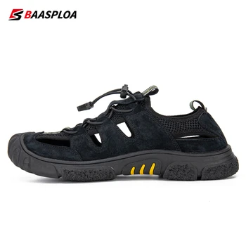 2023 Baasploa, мужская обувь для верховой езды, летняя уличная обувь, дышащая водная обувь для мужчин, нескользящие быстросохнущие сандалии, Бесплатная доставка