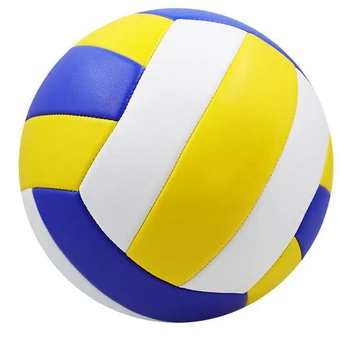 Цельнолитый Волейбольный непроницаемый ПВХ Профессиональный игровой мяч для волейбола на пляже на открытом воздухе в помещении
