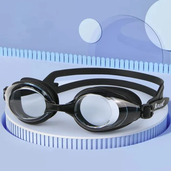 УФ-очки, плавательные очки С регулируемым ремешком, противотуманные, черные/серые/Буле/Озеро Буле/Розовый силикон, водонепроницаемый, Абсолютно новый
