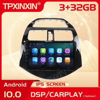 2 Din Carplay Android радиоприемник Мультимедийный стерео для Chevrolet Spark 2010 2011 2012 2013 2014 2015 2016 Головное устройство GPS Navi