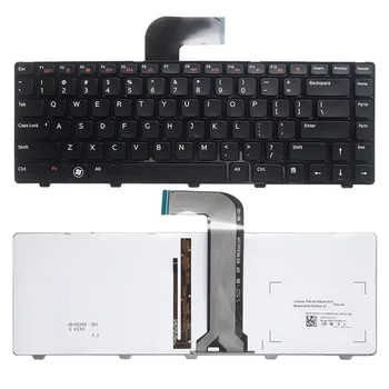 НОВАЯ Клавиатура США для DELL 14VR M421R N4110 N4040 N4050 M4120 M4040 M4050 Подсветка Клавиатуры Ноутбука