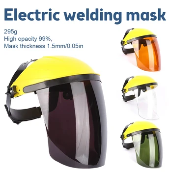 Защитный шлем, маска с козырьком, прозрачная защитная маска для всего лица, Регулируемая Защитная маска для садовых работ