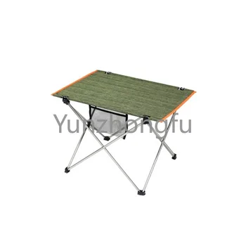 Сверхлегкий Портативный Складной стол для кемпинга из алюминиевого сплава, открытый Складной стол для пикника и барбекю