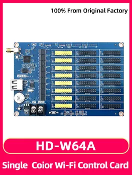 Материнская плата HuiDu HD-W64 Rolling Walk Word Billboard с монохромным светодиодным дисплеем, Плата управления Мобильным телефоном, WIFI HUB08 HUB12