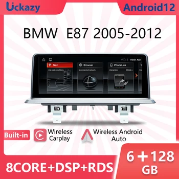 8 Ядерный Android 12 Автомобильный Радио Мультимедийный Плеер Для BMW 1 Серии 120i E81 E82 E87 E88 CCC CIC WIFI 4G Беспроводной Экран Carplay GPS