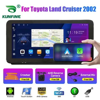 10,33 Дюймов Автомобильный Радиоприемник Для Toyota Land Cruiser 02 2Din Android Восьмиядерный Автомобильный Стерео DVD GPS Навигационный Плеер QLED Экран Carplay