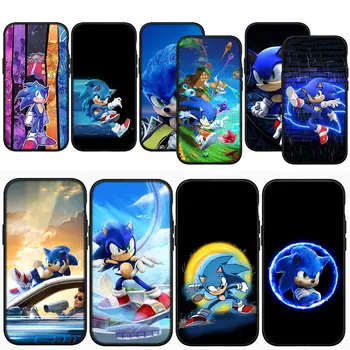 Сверхзвуковой-S-Sonic-Игровой чехол-Ежик Чехол для телефона Apple iPhone 15 14 13 12 11 Pro XS Max XR 6 SE 6S Plus + 14 + SE Корпус