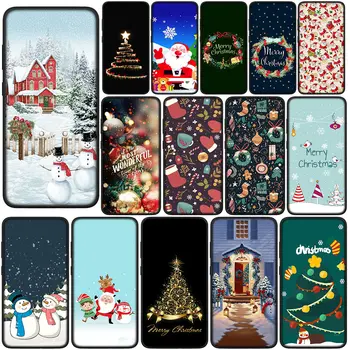Веселая Рождественская Елка Олень Силиконовый Чехол для Телефона Samsung Galaxy A10 A20 A53 A30 A31 A32 A50 A51 A52 A12 A33 Чехол