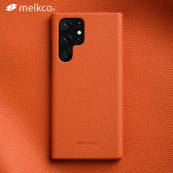 Чехол из натуральной кожи премиум-класса Melkco для Samsung Galaxy S22 Ultra 22 Plus + 5G Cases, роскошный модный чехол для делового телефона Cow