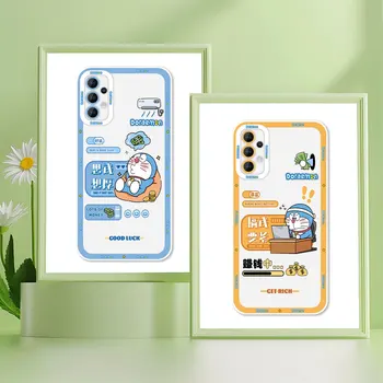 Doraemon Аниме Прозрачный Мягкий Силиконовый Чехол Для Телефона Xiaomi POCO X5 X4 X3 NFC GT M4 M3 11 11T PRO LITE NE 4G 5G Чехол Coque Fundas
