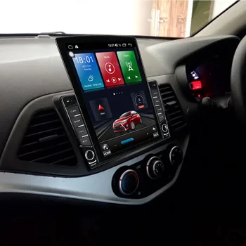 GPS IPS Автомобильный Мультимедийный Плеер Tesla Головное Устройство Аудио Радио Для KIA PICANTO Morning 2011-2014 RHD 64 ГБ Android 10 Навигация