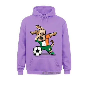 Забавная собачья майка для ирландского футбола, Забавный Пуловер для ирландского футбола, мужские толстовки, толстовки, Модная праздничная спортивная одежда
