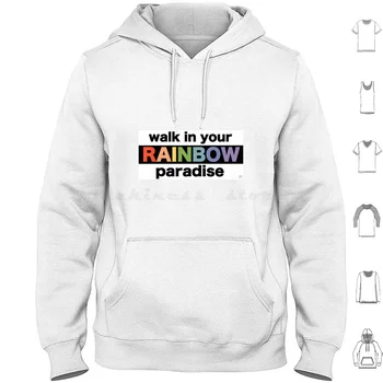 Толстовка Rainbow Paradise из хлопка с длинным рукавом Обожаю тебя Rainbow Paradise Eroda Fine Line Hs1 Pride