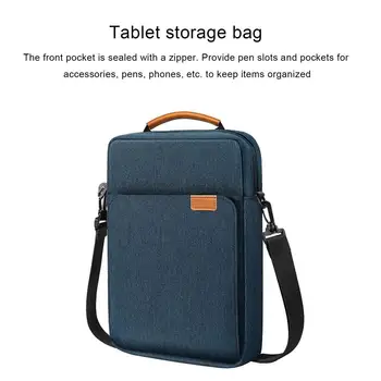 Сумка для планшета, снижающая давление, водонепроницаемая сумка для хранения планшетов из ткани Оксфорд на молнии для школьных поездок за планшетами