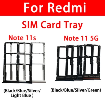100% Оригинал для Xiaomi Redmi Note 11 11S 11 Pro 4G 5G Micro Nano держатель для SIM-карты, лоток, слот, держатель адаптера, разъем + ремонт Pin-кода