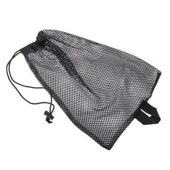 Быстросохнущая сумка для плавания с сеткой для дайвинга на шнурке для хранения ласт для подводного плавания с трубкой для водных видов спорта