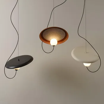 Подвесной светильник Post midern с магнитным шаром, 3D-принт, светодиодный светильник с подвижным шаром для дизайна офиса, прихожей, спальни, кухни, барной стойки