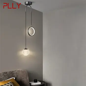 Современная Черная медная люстра LED 3 цвета Simply Creative Декоративная подвесная лампа для дома, спальни