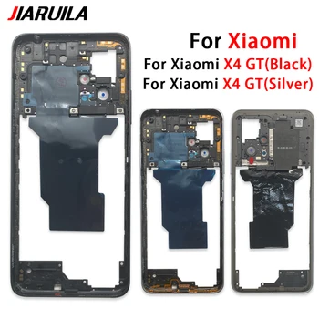 5 шт. Новых запасных частей для Xiaomi Poco X3 X4 GT X5 Pro 5G Средняя рамка безель средняя пластина