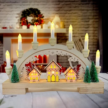 Рождественские фестивальные мосты, легкие, изящные, стильные предметы искусства для гостиной в помещении
