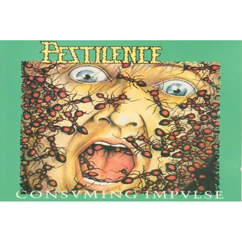D0807 Pestilence Consuming Impulse Обложка Альбома Шелковая Ткань Плакат Художественный Декор Живопись В Помещении Подарок