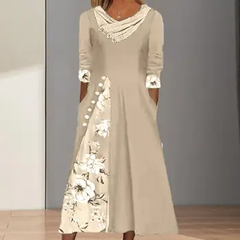 Женское однотонное плиссированное длинное платье Макси, женское шикарное платье с перекрестным V-образным вырезом, весна-лето