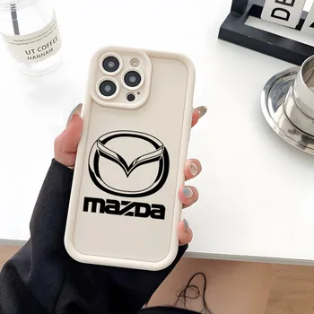 Роскошный Логотип автомобиля Mazda из мягкого силикона для Huawei P50 P30 P40 Mate 20 30 40 Nova 10 Honor50 Pro, защитная крышка объектива камеры