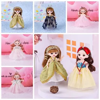 Аксессуары для игрушек Комплект одежды для куклы 17 см Многоцветная хрустальная юбка для куклы принцессы Bjd Трансформируемая одежда БЕЗ куклы
