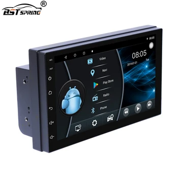 Автомобильный стереосистема bosstar Android, DVD-плеер, радио с системой навигации GPS для 7-дюймового универсального