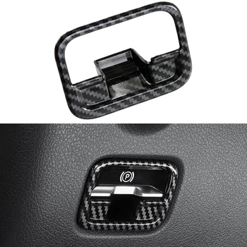 для Mercedes Benz C Class W206 2022 2023 Накладка кнопки ручного тормоза из углеродного волокна, АБС-пластик, 1 шт.