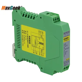 Модуль Ретранслятора Maxgeek M-11C RS485 Промышленный Ретранслятор RS-485 на DIN-рейке с изоляцией 1,5 КВ для 9-30 В постоянного тока