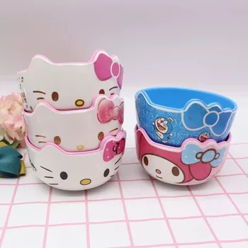 Sanrio Hello Kitty Чаша Мелодия Мультяшные Суповые Миски Аниме Кухонная Посуда Аксессуары Креативная Посуда Чаша Для Лапши Быстрого Приготовления