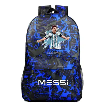 Рюкзак Messi Женские Мужские школьные сумки для подростков, девочек и мальчиков, Легкий женский дорожный рюкзак, Мужские сумки Mochila