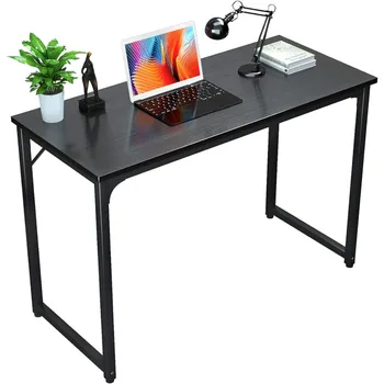 Foxemart Маленький компьютерный стол 32 дюйма, письменный Компьютерный стол, Прочный Рабочий стол для ноутбука Стол для домашнего офиса в современном простом стиле